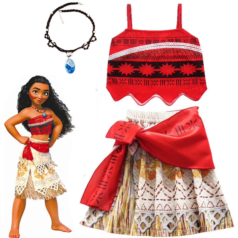 Moana Cosplay Costume for Kids