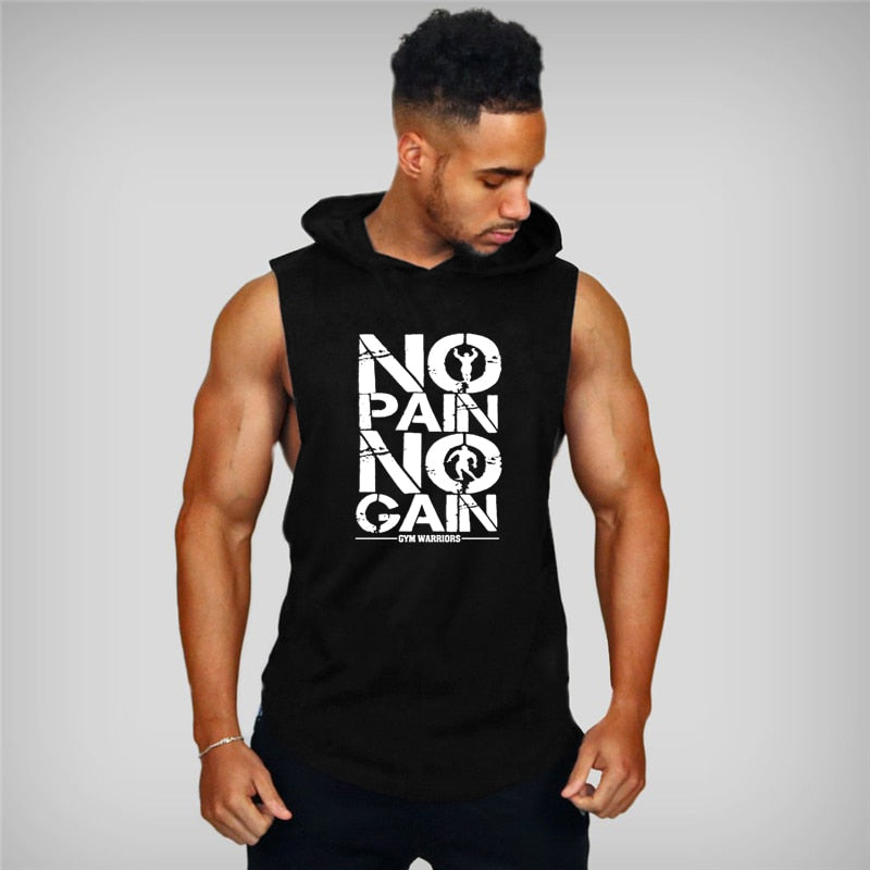 Brand Gyms Clothing Mens Bodybuilding Hooded shirt